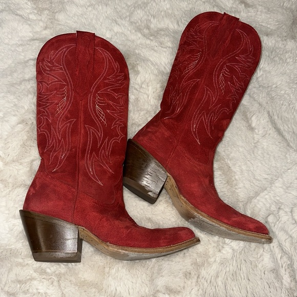 IDYLLWIND WOMEN'S CHARMED LIFE SUEDE WESTERN BOOTS - POINTED TOE - Picture 2 of 7